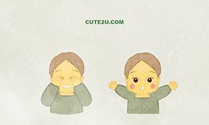 Boy Playing Peek A Boo02 G