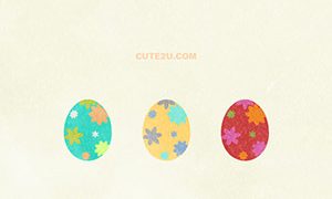 EVENTS Easter Easter Eggs Floral Pattern01 03