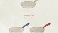 FOOD Cooking Utensils Frying Pan01 White 03