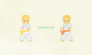 SPORTS Karate Boys Pose01 A
