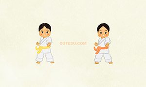 SPORTS Karate Boys Pose01 C