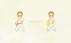 SPORTS Karate Boys Pose01 G