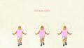 SPORTS Man A Chubby Man Jumping Rope H