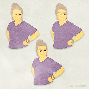 Woman Cool Middle Aged Woman01 G