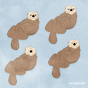 Animal Sea ​​otter01 01