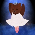 Animals Ballet Swan Lake Bear Swan02