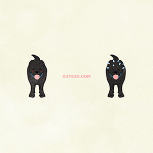 Animals Dog Hunting Dog Black01 02