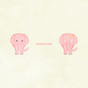 Animals Elephant02 Pink Elephant 02