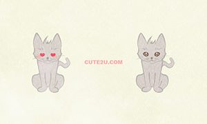 ANIMAL Cat White Cat02 03