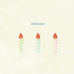 Events Party Birthday Candle02 White01 02