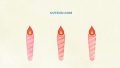 EVENT Party Birthday Candle02 Pink 01