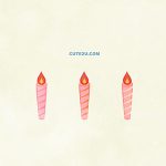 Event Party Birthday Candle02 Pink 01