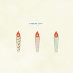 Event Party Birthday Candle02 Silver