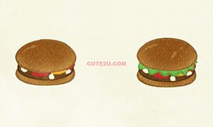FOODS Bread Hamburger03 01