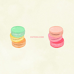 Food Sweets Macaron01 Stacked Macarons01 02
