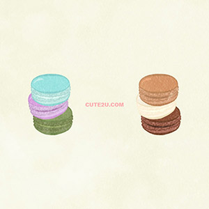 Food Sweets Macaron01 Stacked Macarons03 04