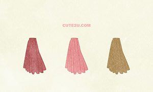 Fashion Skirt Long Skirt01 02