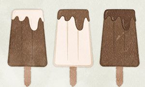 Food Sweets Ice Cream Popsicle01 Chocolate Flavor
