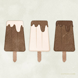 Food Sweets Ice Cream Popsicle01 Chocolate Flavor