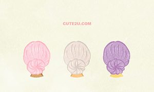 Head Hair Hairstyle Low Bun01 03