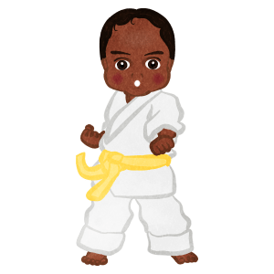 Karate Boy's Pose01 D 01