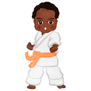 Karate Boy's Pose01 D 02