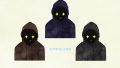 PEOPLE A Hooded Faceless Scary Man Smirks02