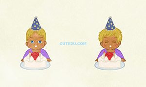 PEOPLE Boy A Boy Blowing Out The Candles On A Cake H 01 02