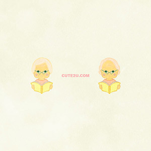 People Lady An Elderly Woman Reading A Book E