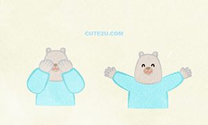 Peek A Boo With Animals Polar Bear