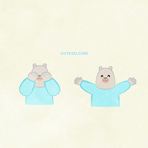 Peek A Boo With Animals Polar Bear