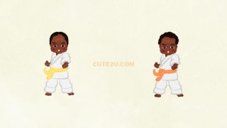 SPORTS Karate Boys Pose01 D
