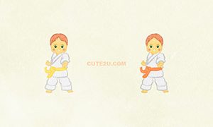 SPORTS Karate Boys Pose01 E