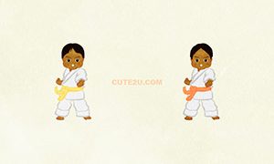 SPORTS Karate Boys Pose01 F