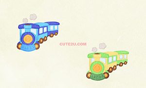 Vehicle Train Steam Train01 02