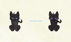 ANIMALS Cat Black Cat02 06