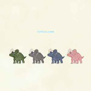 Animals Dinosaur Triceratops01 Cry
