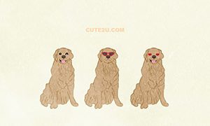 ANIMAL Dog Golden Retriever01 Brown03