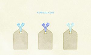 Card Tag Card01 Blue
