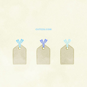Card Tag Card01 Blue