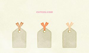 Card Tag Card01 Orange