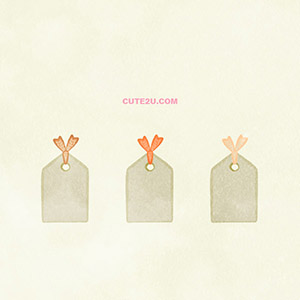 Card Tag Card01 Orange
