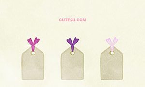 Card Tag Card01 Purple