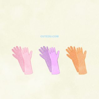 Cleaning Rubber Gloves01 02