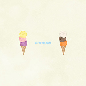 Foods Sweets Ice01 Triple Scoop Ice Cream 02