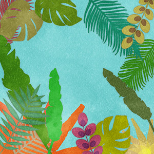 Nature Leaf Summer Leaf Card 03