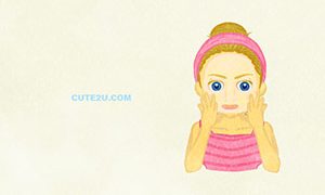 PEOPLE A Woman Wearing A Facial Mask A