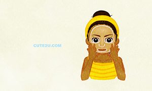 PEOPLE A Woman Wearing A Facial Mask F