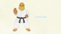 SPORTS Karate A Middle Aged Man In A Karate Pose01 H