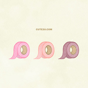 Stationery Tape Colored Tape 01 01